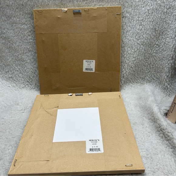 C Winterle Olson set of 2 bathroom framed decor cream color 10.5" Mervyn's - Picture 10 of 14